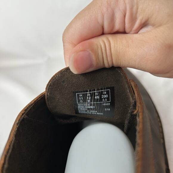 Clarks Brown Men\'s Chukka Ankle Boots Lace Up Leather Size 11 G main image 6